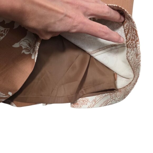 Talbots Paisley Sheath Knee Length Dress Size 8 - Picture 8 of 10